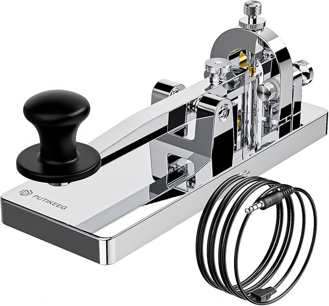 CW Telegraph Key - Heavy Duty Stainless Steel